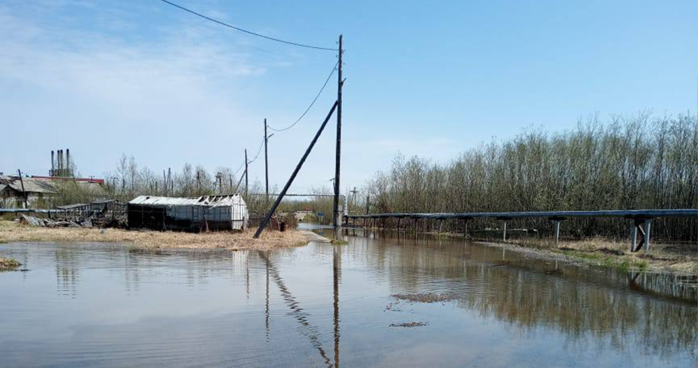 В зону подтопления попали два села в Анадырском районе