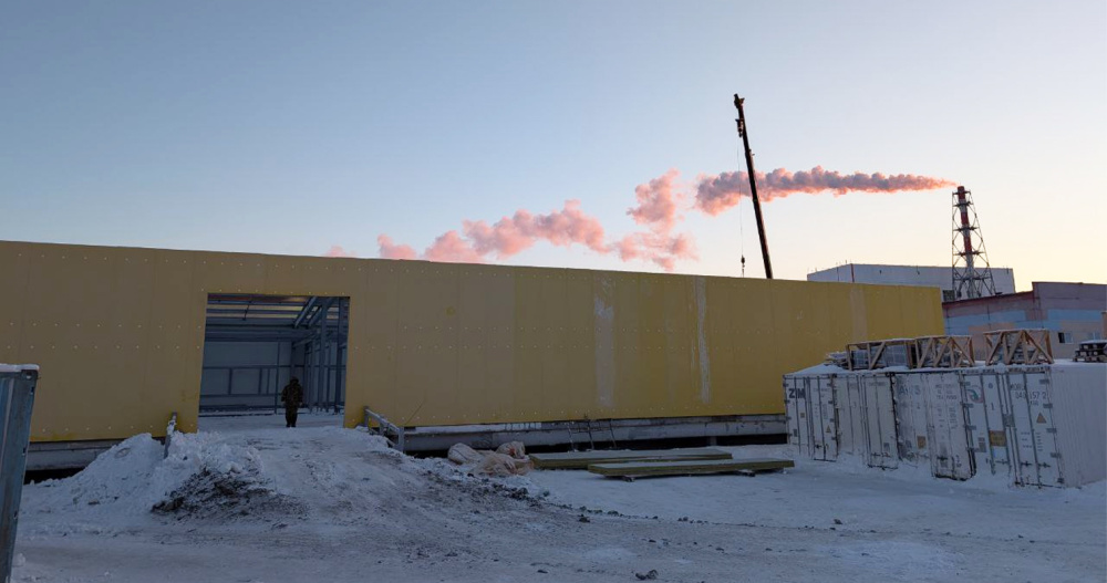 Новый комплекс пищекомбината "Полярный" в Анадыре построили наполовину