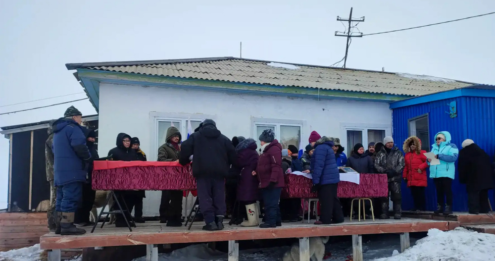 Жители села Айон простились с погибшими в ходе СВО земляками