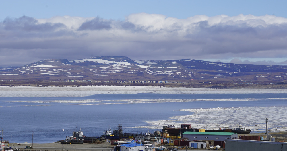 Ледоход начался на Анадырском лимане